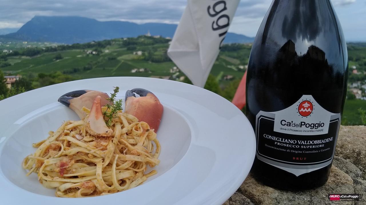 Villa Del Poggio Prosecco Bike Hotel San Pietro Di Feletto Bagian luar foto